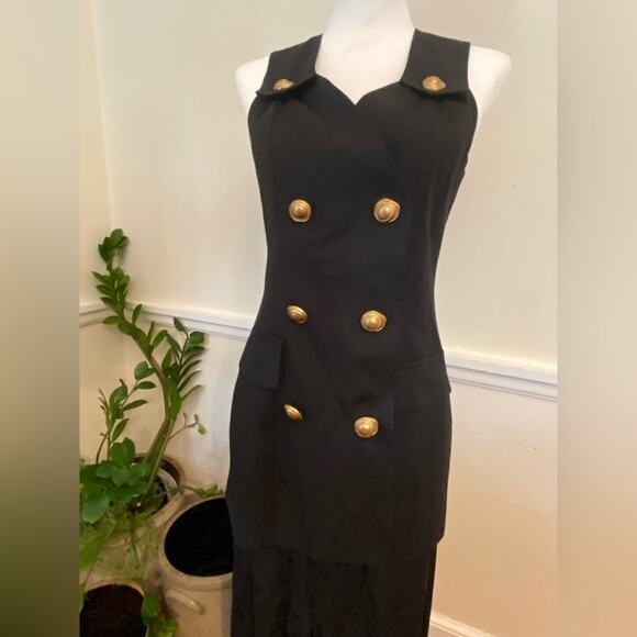 Vintage Rina Rossi Chic and Crazy vest jacket and high waisted skirt suit size 8 - Picture 2 of 16